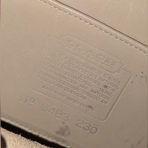 Coach Vintage Kimball Tan Leather Crossbody Bag.230 - Picture 5 of 9